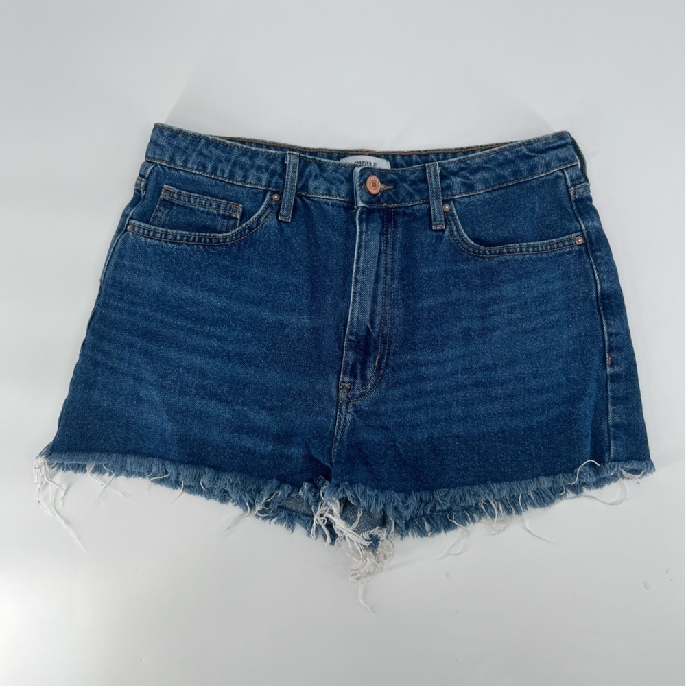 Forever 21 Rough Hem Cut Off Jean Shorts Size 29 Women’s